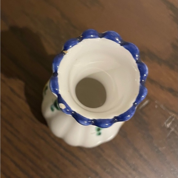 Gmundner Keramik Austria Flowers Hand Painted Small Ceramic Vase - Picture 5 of 5